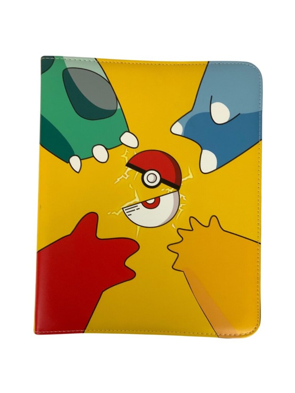 Pokemon Card Binder With 3-Ring Design & New Card Pages Holds 9 Cards Per Page